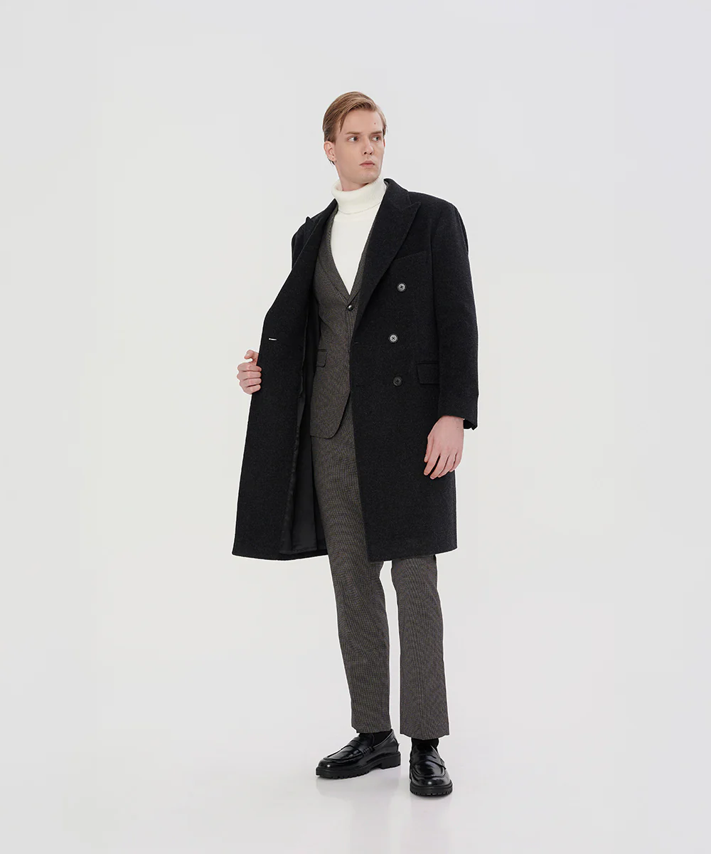 Premium Cashmere Coat Men - CC 25120 - Image 3