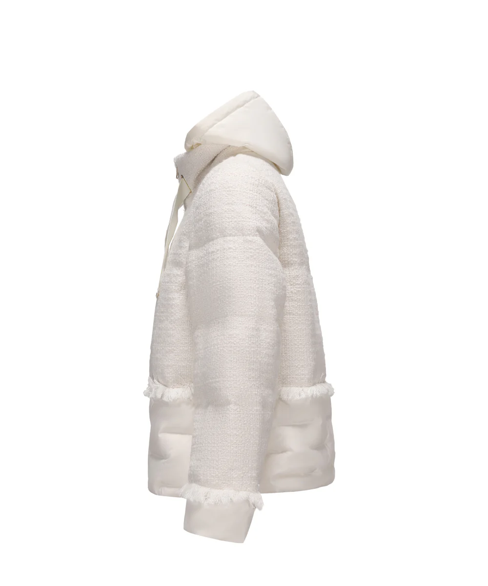 Classic Tweed Down Jacket - DJW 25017 - Image 8