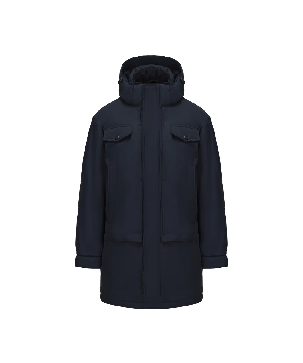 Denim Line Mid-Length Down Jacket - DJ 25008 - Image 6