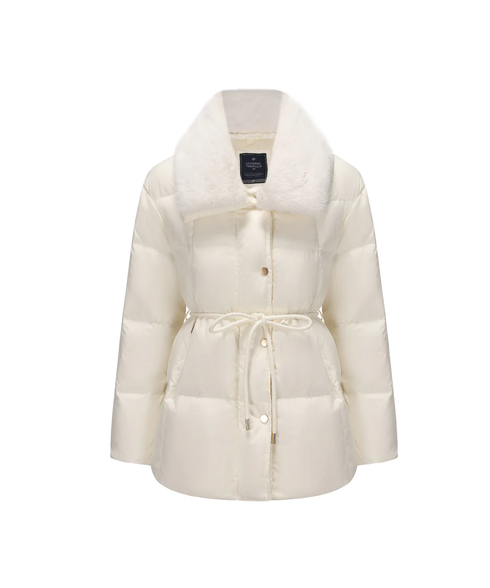 Detachable Fur Collar Down Jacket - DJW 25018 - Image 5