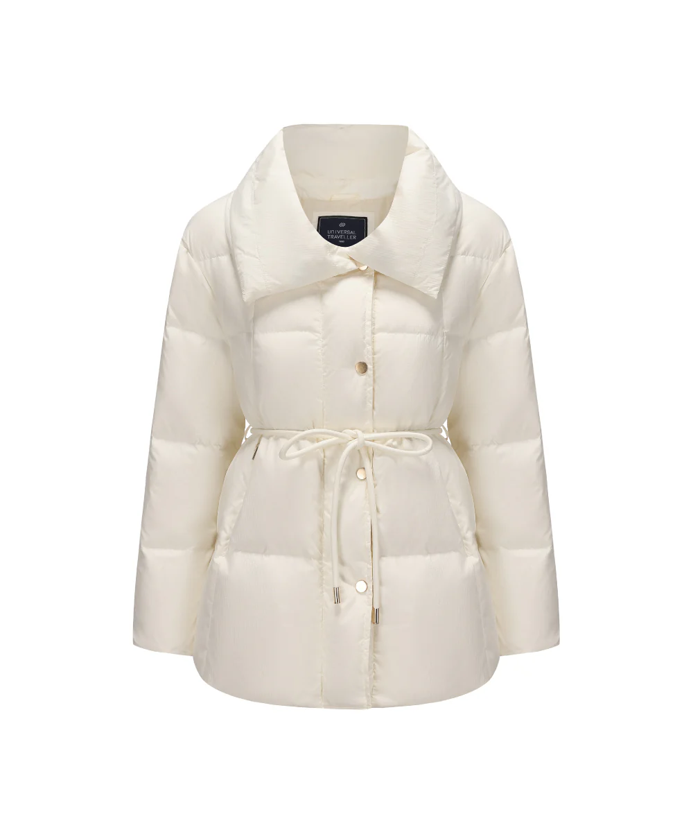 Detachable Fur Collar Down Jacket - DJW 25018 - Image 6