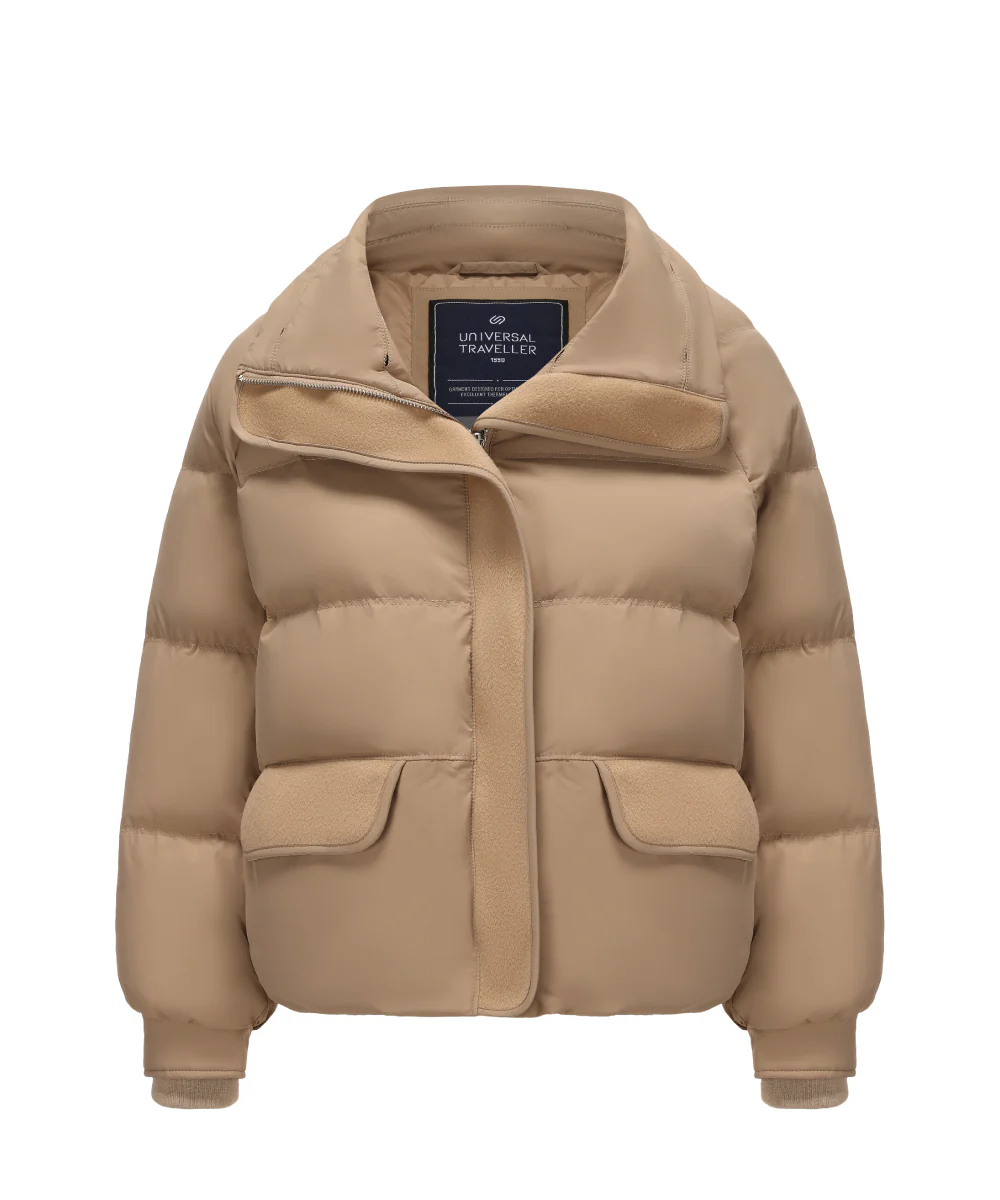 Detachable Fur Collar Puffer Down Jacket - DJW 25016 - Image 6