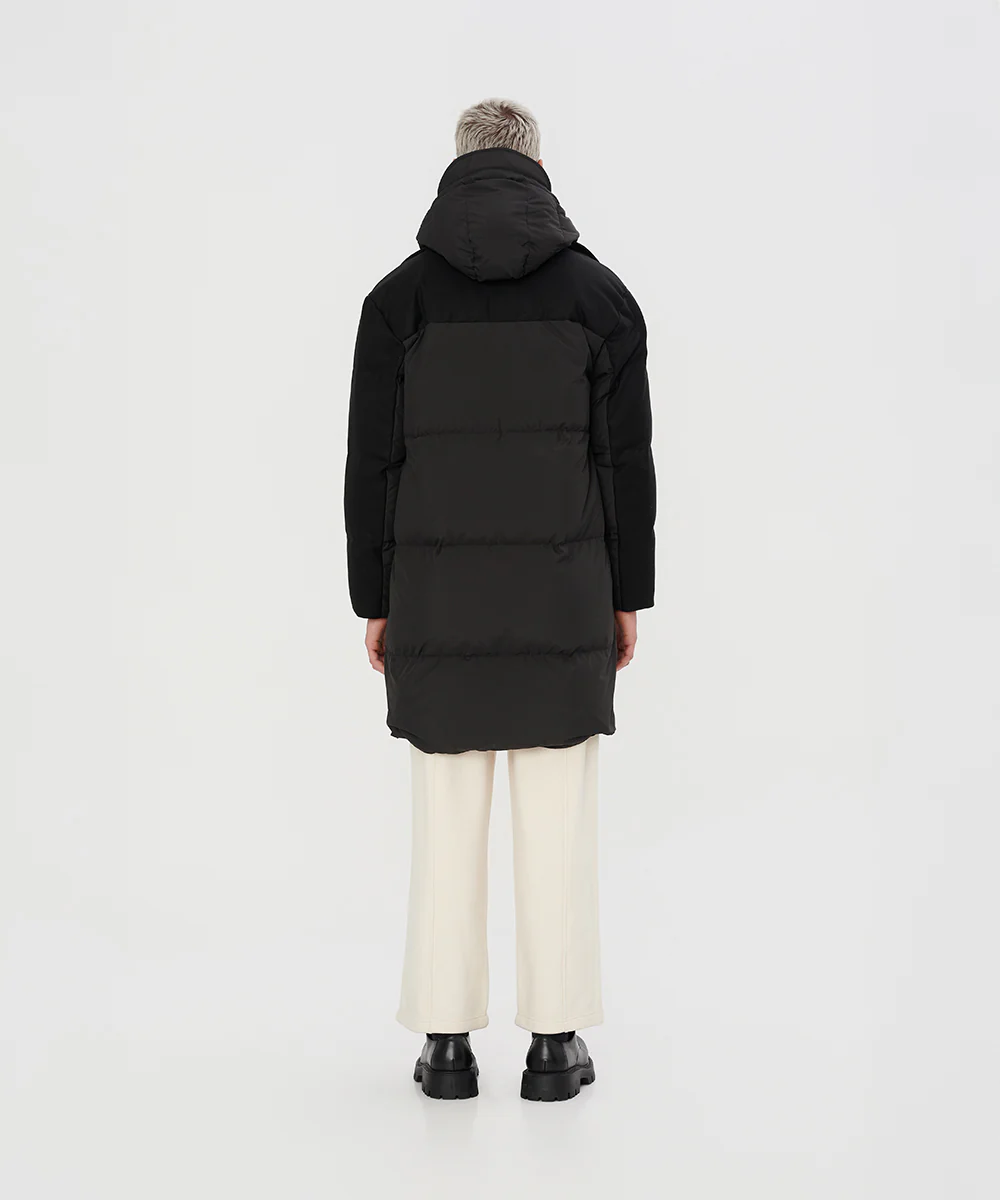 Dual Structure Mid-Length Down Jacket - DJ 25011 - Image 4