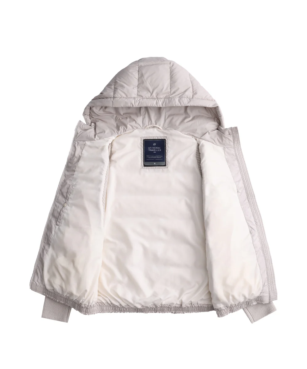 Dual Texture Dolman Sleeve Down Jacket - DJW 25015 - Image 9