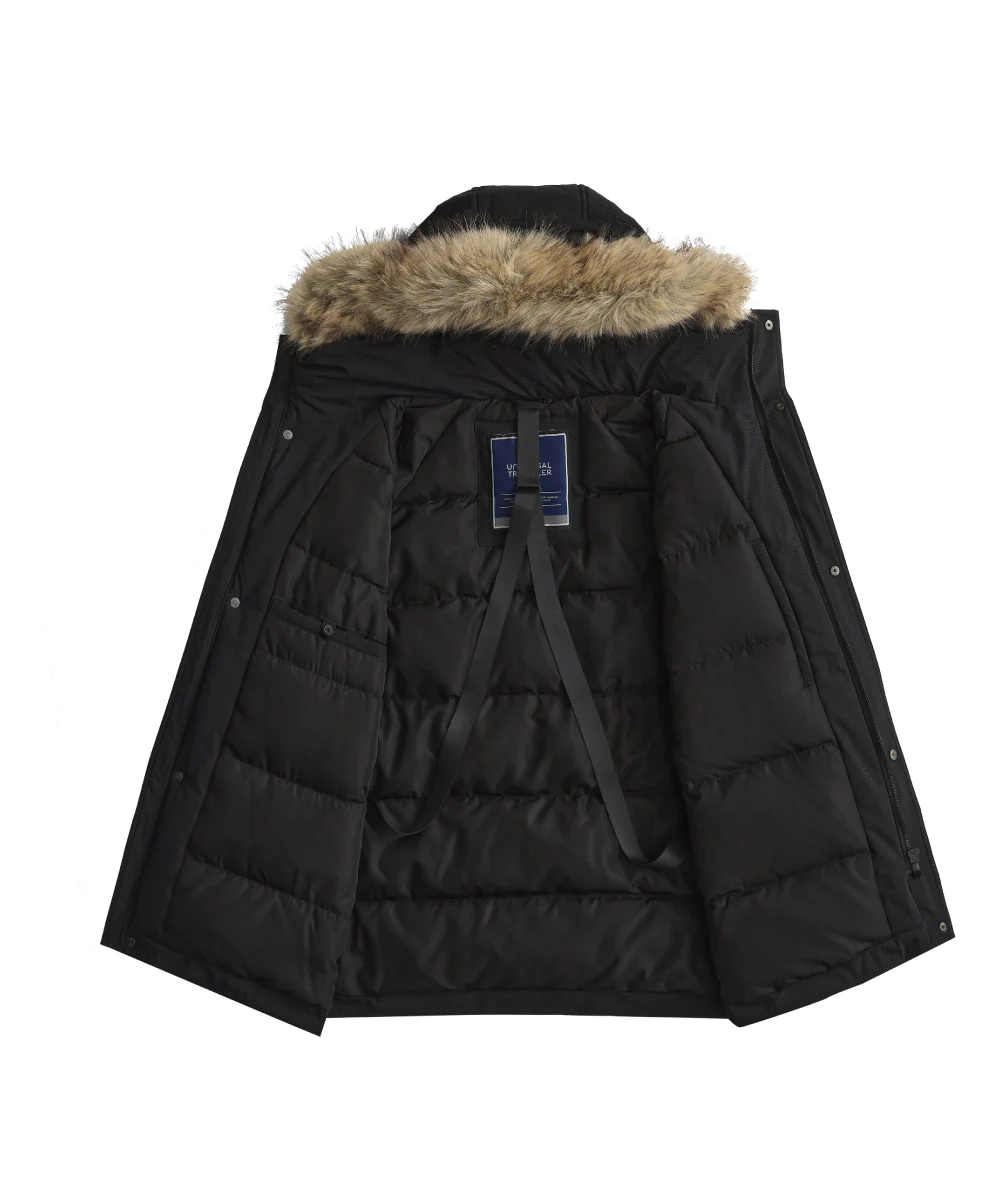 Fur-Lined Hood Down Jacket - DJ 25003 - Image 11
