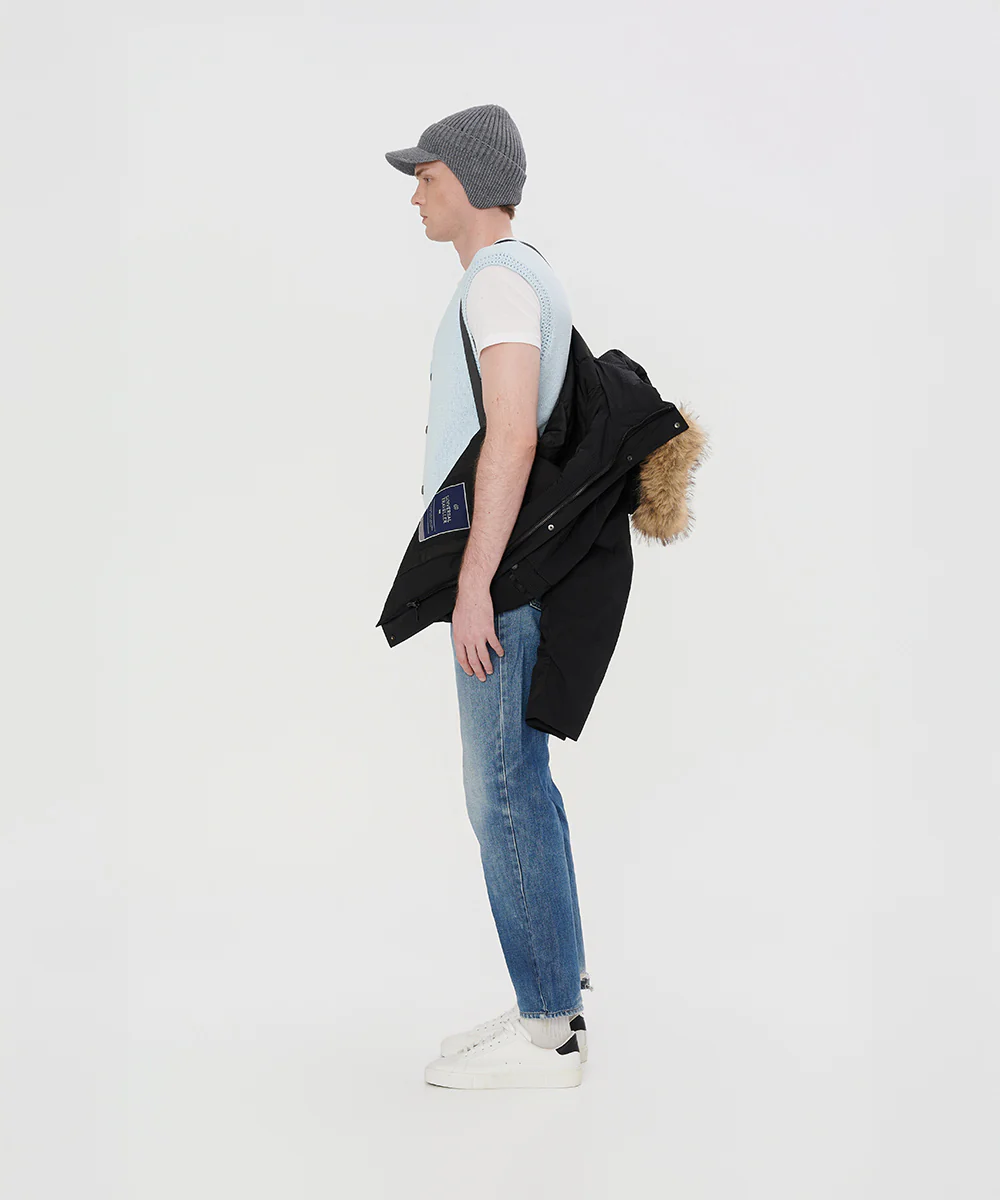 Fur-Lined Hood Down Jacket - DJ 25003 - Image 5