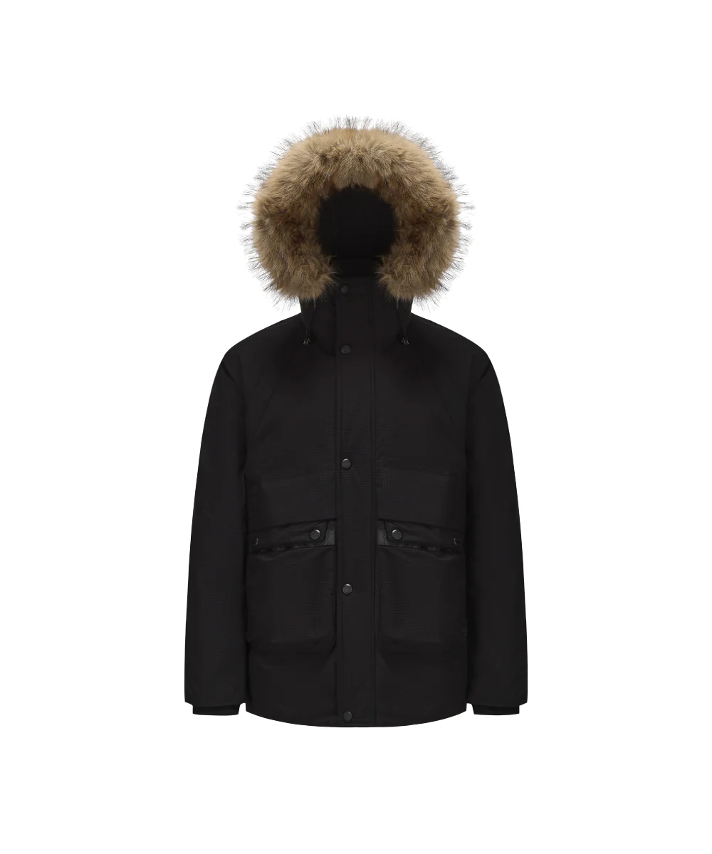 Fur-Lined Hood Down Jacket - DJ 25003 - Image 6