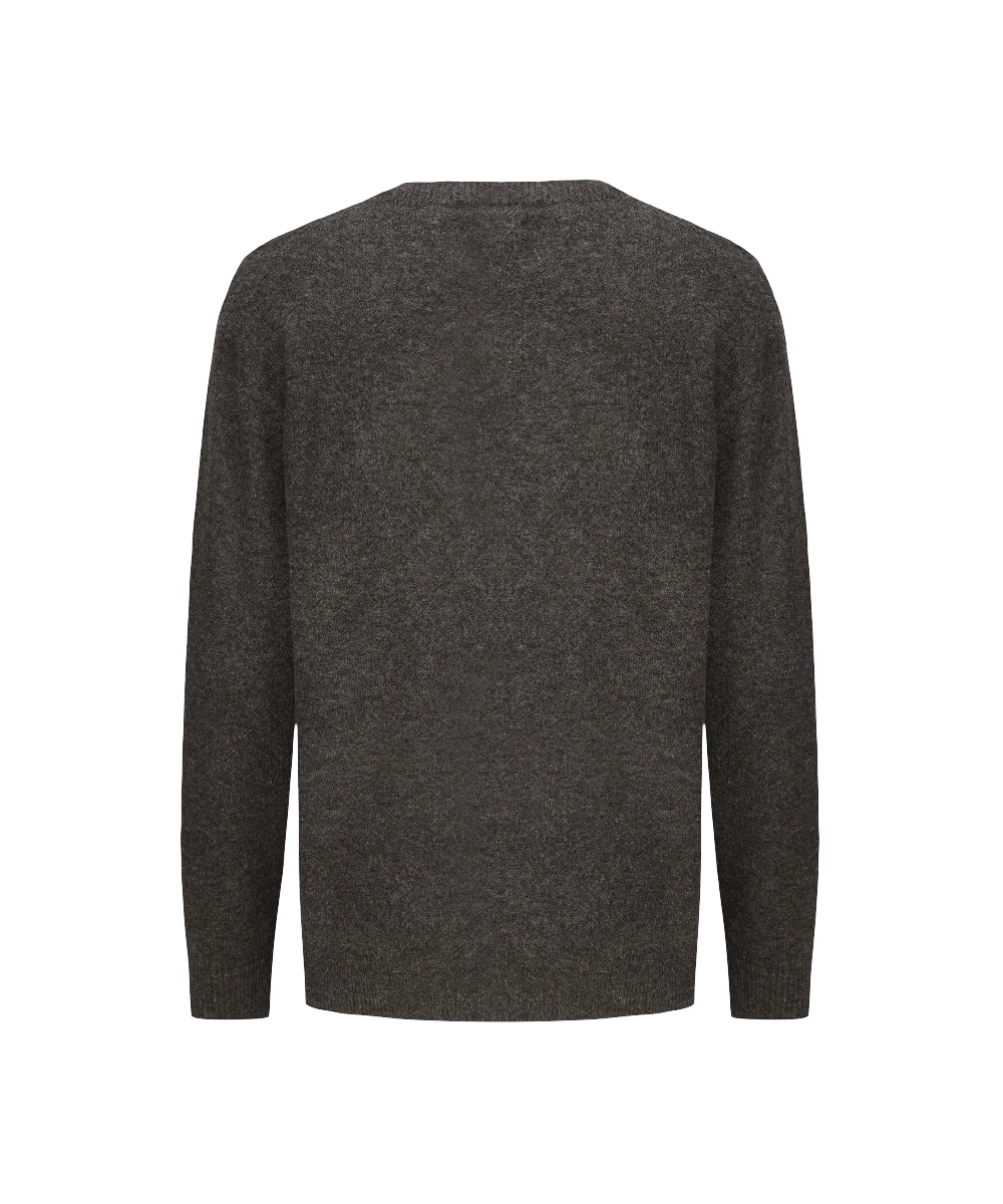 Men's Crew Neck Sustainable Knitted Sweater KS23110 - Image 5