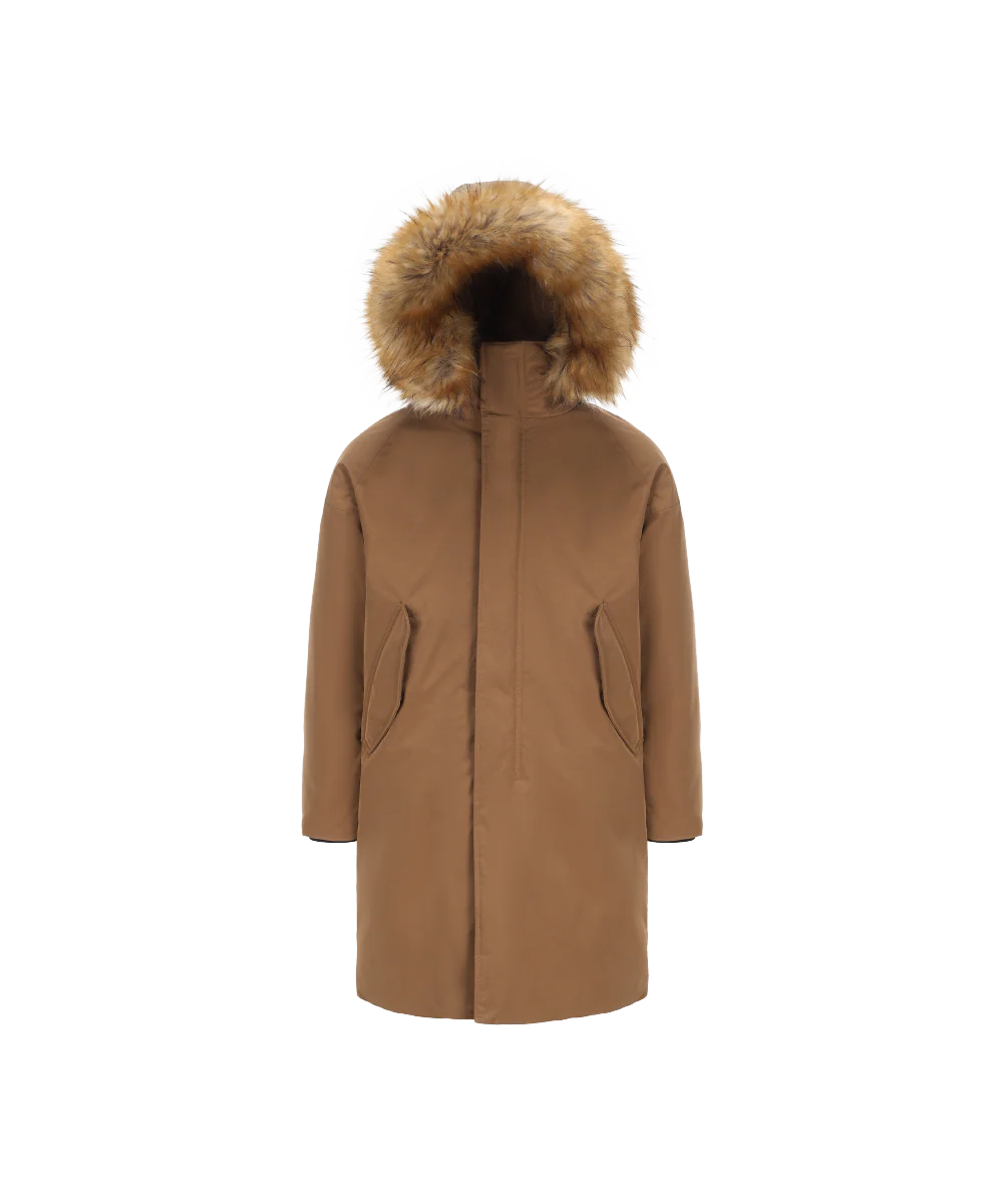 Men's Raglan Sleeve Down Jacket - Image 3