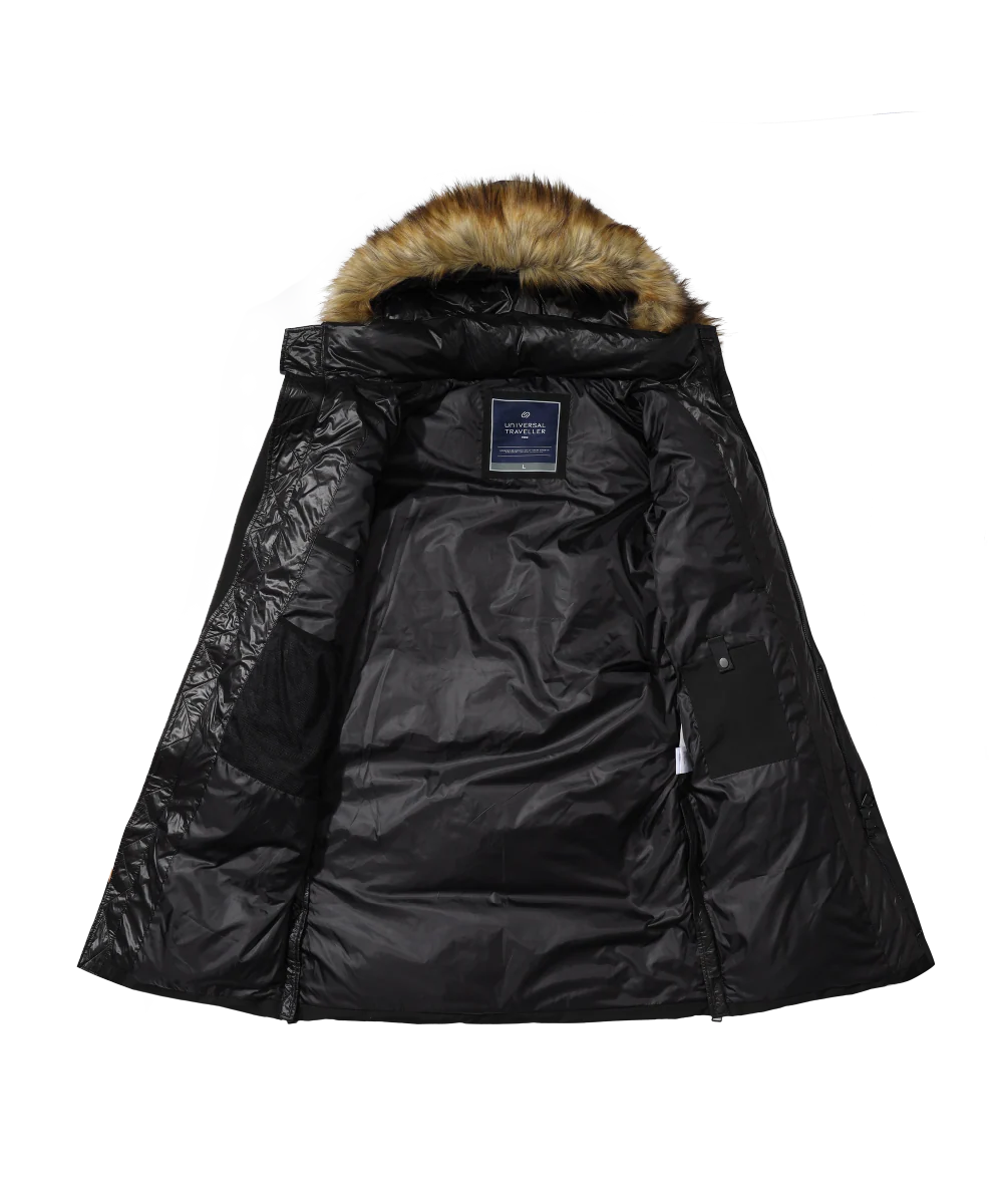 Men's Mixed Fabrication Down Jacket - Image 8
