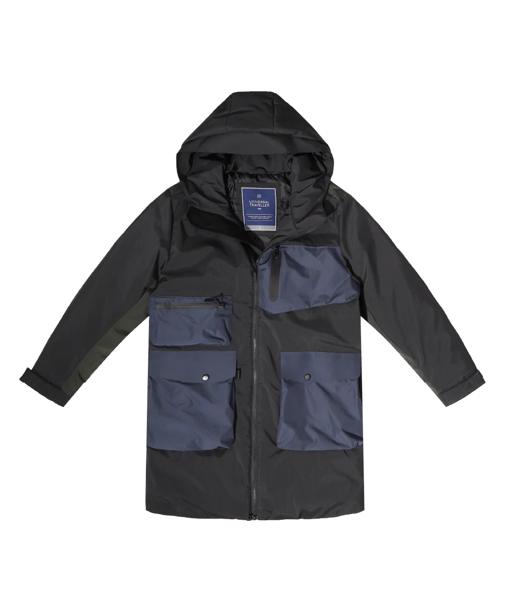 Men's Multi Color Utility Down Jacket - Image 6