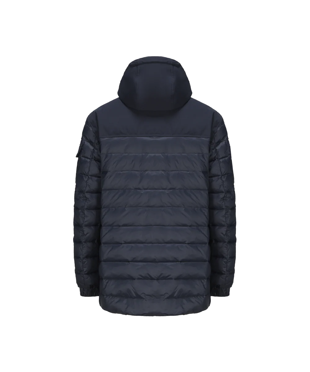 Men's Mixed Fabrication Down Jacket - Image 3
