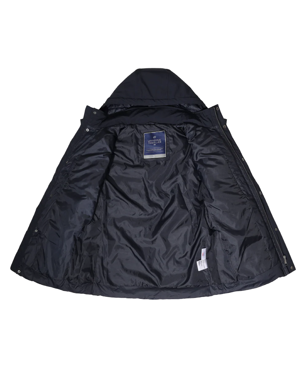 Men's Mixed Fabrication Down Jacket - Image 7