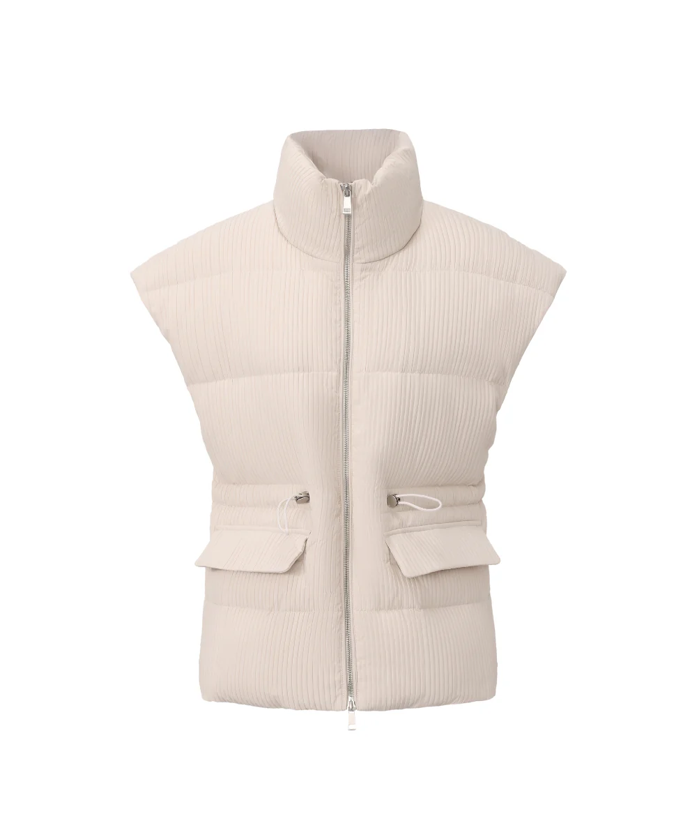 Quilted Pleat Vest - DJW 25013 - Image 5