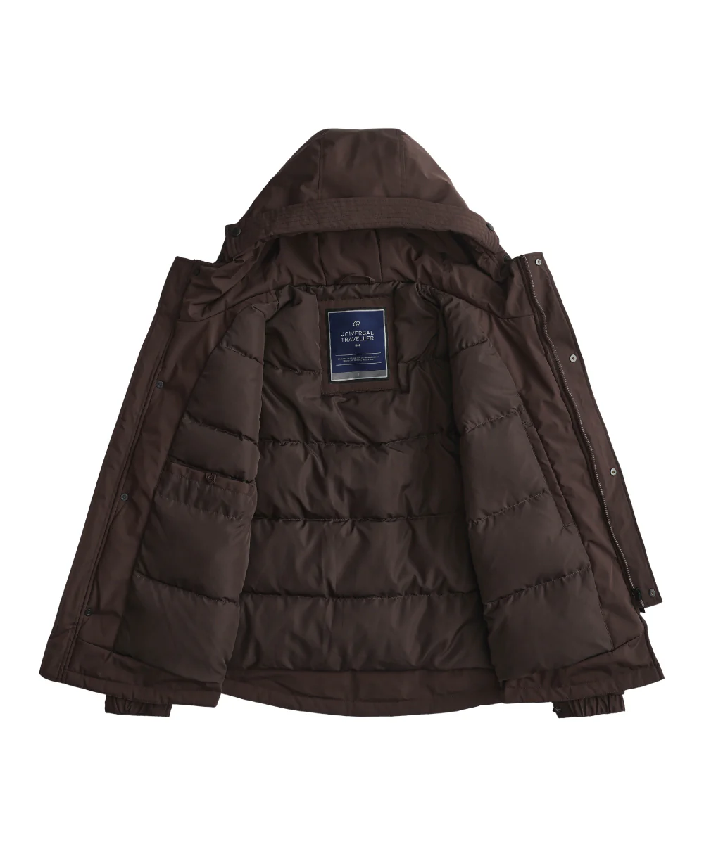Sherpa Panel Details Down Jacket - DJ 25002 - Image 9