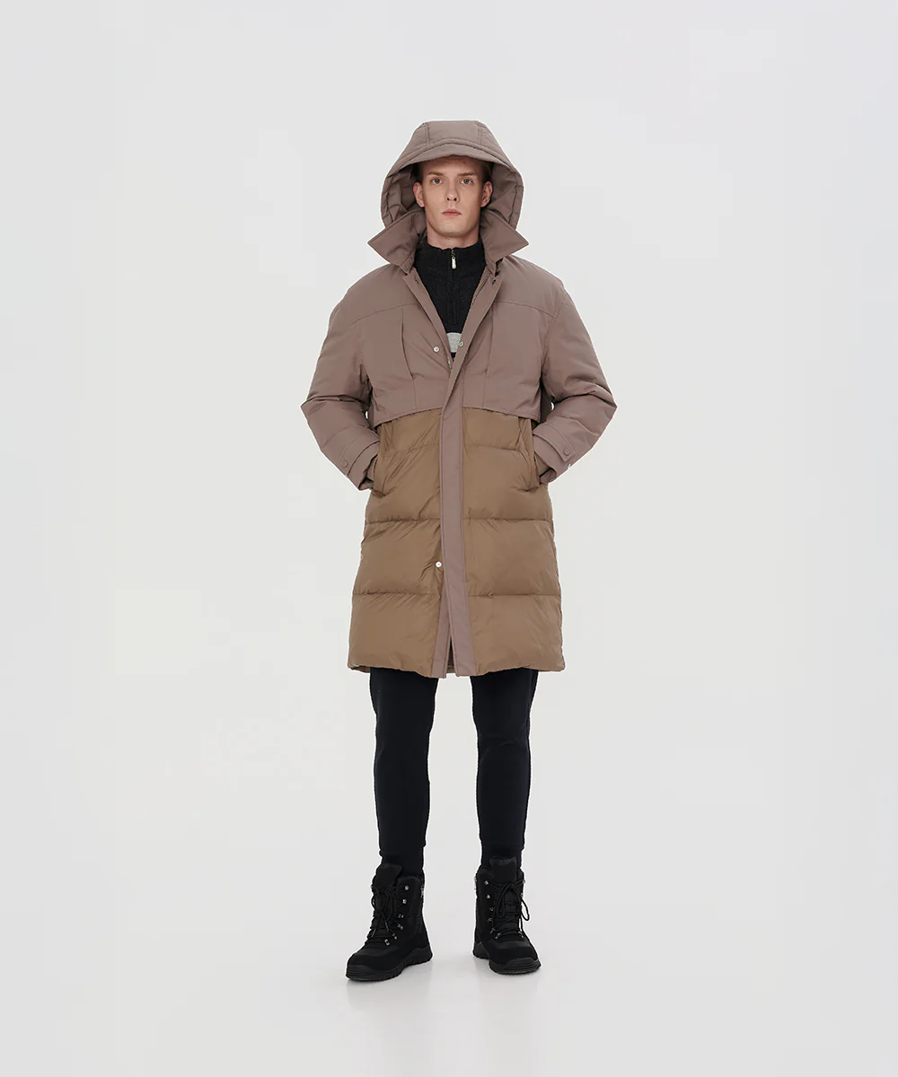 Structured Shield Mid-Length Down Jacket - DJ 25012 - Image 3