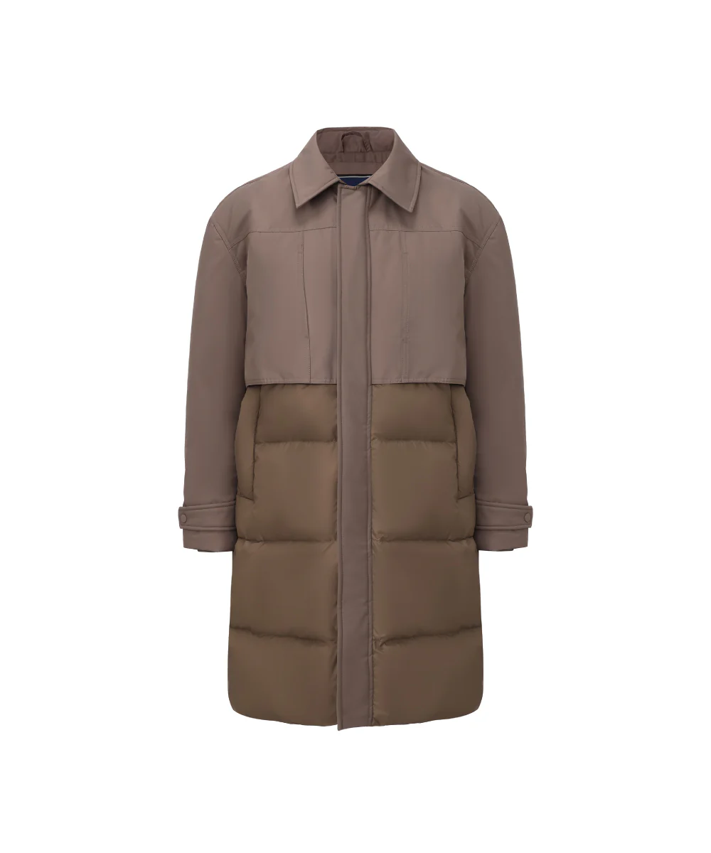 Structured Shield Mid-Length Down Jacket - DJ 25012 - Image 6