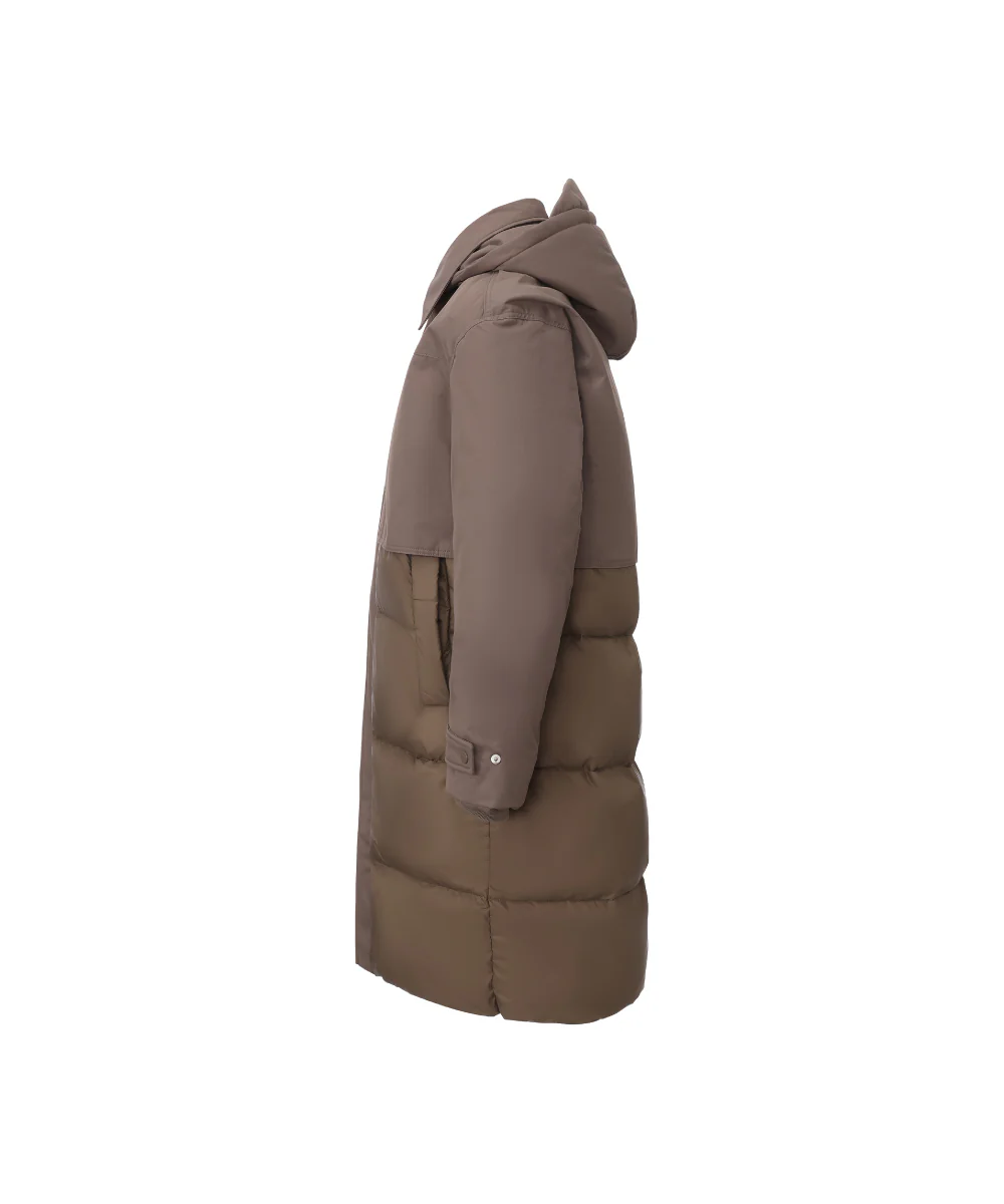 Structured Shield Mid-Length Down Jacket - DJ 25012 - Image 8