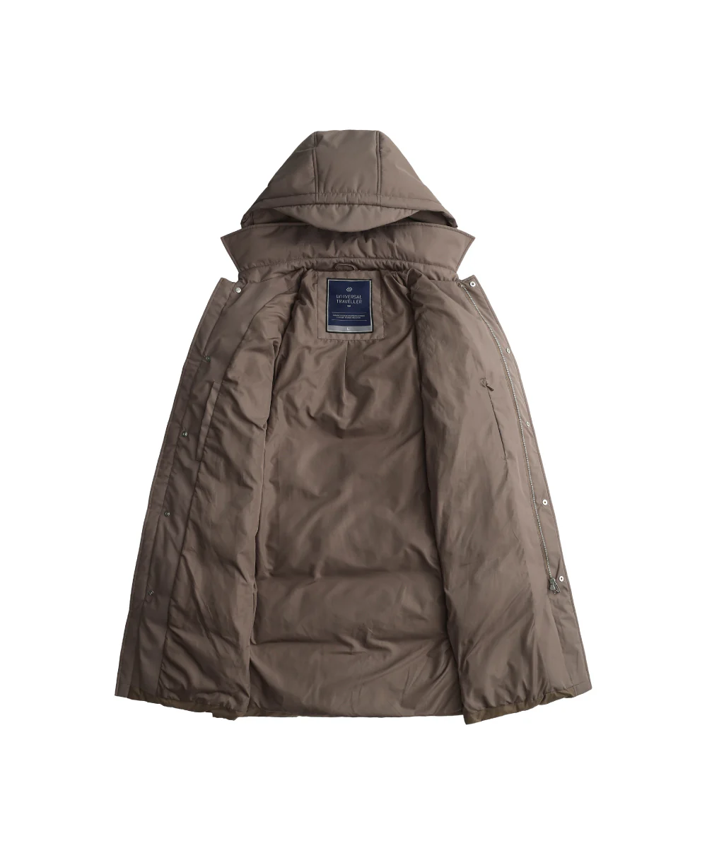 Structured Shield Mid-Length Down Jacket - DJ 25012 - Image 9